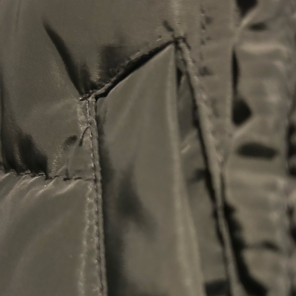 Nautica hunter green Puffer Jacket with faux Fur hood - Picture 8 of 9